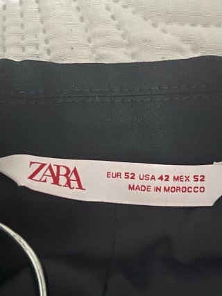 Americana Zara Caballero Azul Marino
