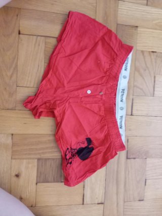 Pijama Mafalda Top y Shorts Rojo