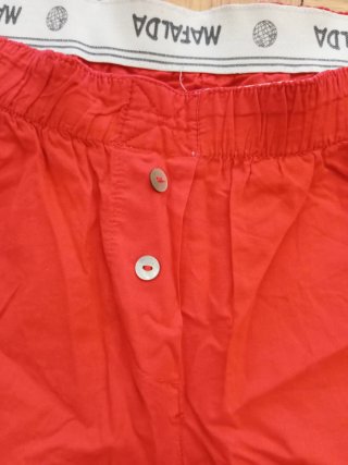 Pijama Mafalda Top y Shorts Rojo