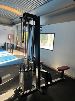 Máquina de gimnasio: Jalon, Remo, Cruce