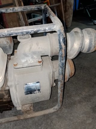 Cuba de agua 10.000L preparada para traba