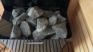 Sauna de madera en excelente estado