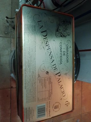 Caja vaciade Lata La Despensa de Palacio