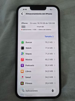 iPhone 16e Negro 128GB