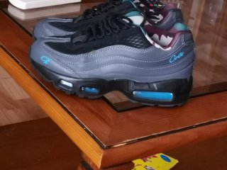 Nike Air Max 95 Corteiz negras y azules TALLA 38