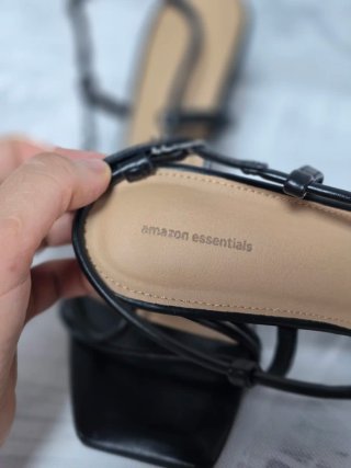 Sandalias de tacón negras