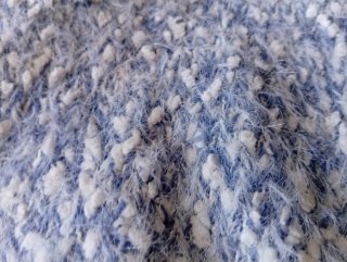 Jersey pelo grueso azul y gris