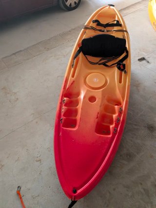 Kayak Ocean Yak Board con pala y asiento