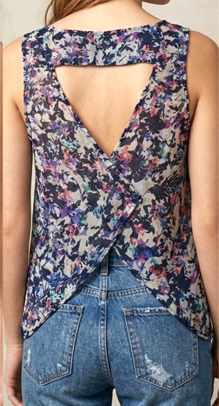 Top floral fluido