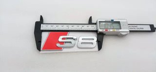 EMBLEMA LETRAS AUDI S8 CROMADAS