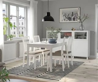 Tavolo da pranzo estensibile IKEA bianco 120-180