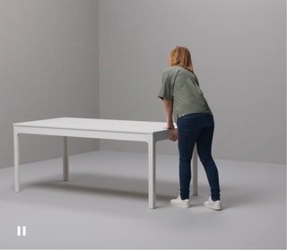 Tavolo da pranzo estensibile IKEA bianco 120-180