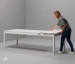 Tavolo da pranzo estensibile IKEA bianco 120-180
