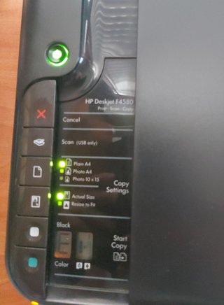 Impresora HP Deskjet F4580 + Cartuchos