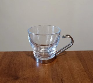 Tazza Nescafé Vetro Acciaio