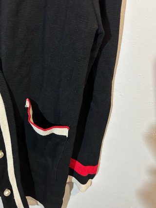 Chaqueta Zara Punto Negra talla L