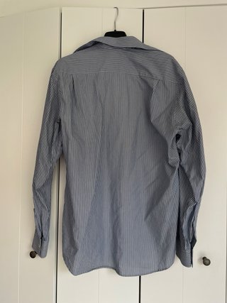 Camisa Lacoste Rayas Azul Blanco Vintage