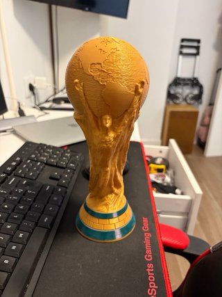 Copa del Mundo 25cm Impresión 3D