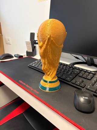 Copa del Mundo 25cm Impresión 3D