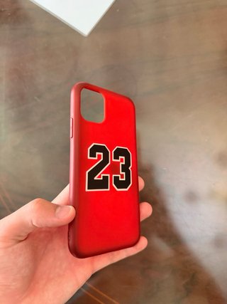 Custodia iPhone 11 Rossa con numero 23