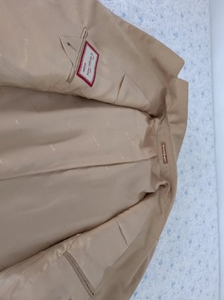Chaqueta de caballero beige entretiempo