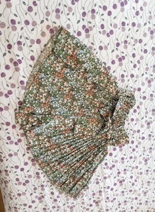Falda pantalón floral verde L/XL