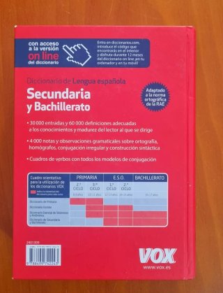 Diccionario secundaria y bachillerato lengua es...