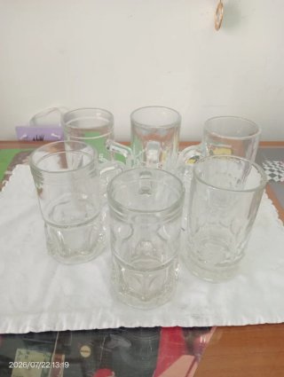 Set 6 bicchieri boccali da Birra con manico