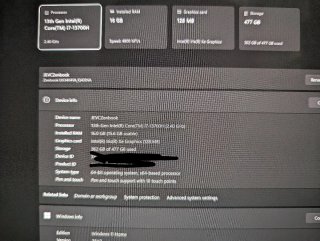 Asus Zenbook 14X OLED i7 Gris/Plata