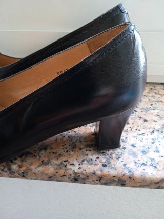 Zapatos tacón Carmen Lopez negros 38 NUEVOS
