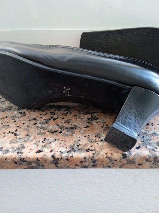 Zapatos tacón Carmen Lopez negros 38 NUEVOS