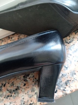 Zapatos tacón Carmen Lopez negros 38 NUEVOS