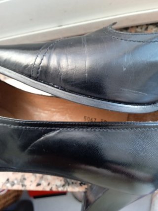 Zapatos tacón Carmen Lopez negros 38 NUEVOS