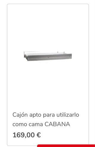 Cama nido cabaña infantil