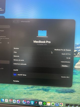 MacBook Pro 14 2021 M1 Pro 16GB RAM
