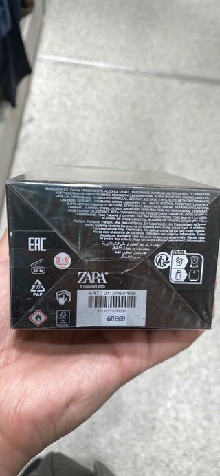 Perfume Zara Romance D'Iris 100ml