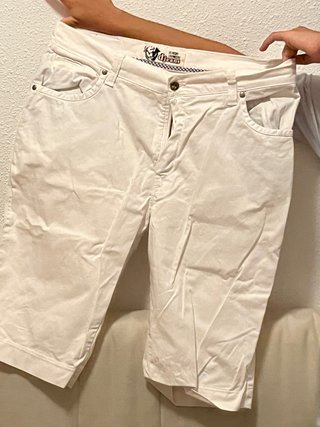 Bermuda D Jeans Blanca