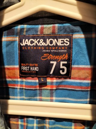 Camisa ajustada Jack & Jones cuadros L