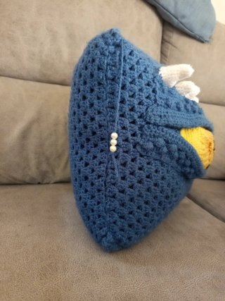 Cojín de ojo de dragón personalizado hecho a mano