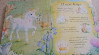 Libro infantil Unicornios: Libro puzzle