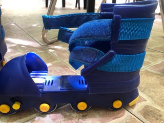 Patines Infantiles Ajustables Vintage Azul