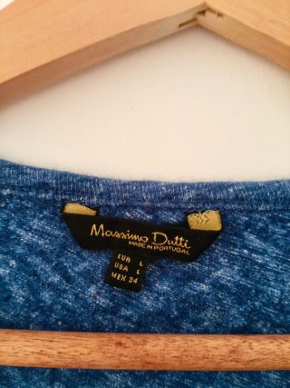 Jersey Massimo Dutti azul