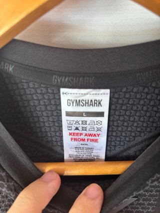 Gymshark Onyx V1 Talla L Negro/Gris