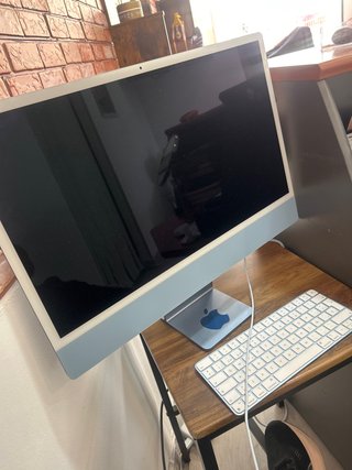 Ordenador Apple iMac Azul/Plateado