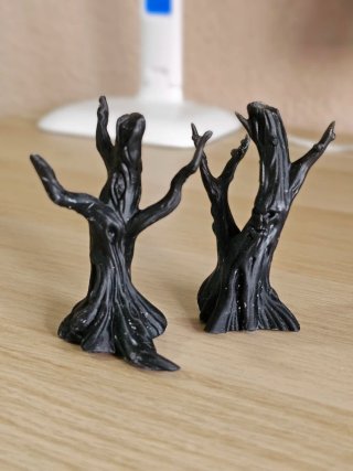 Escenografía árboles tenebrosos Warhammer