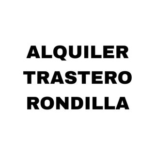 Se alquila trastero en la rondilla