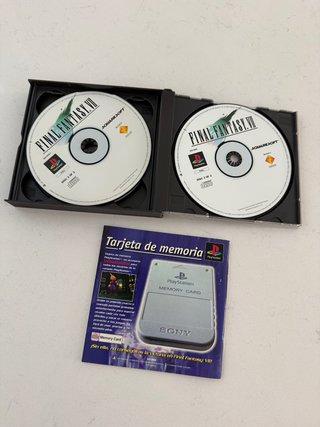 Final Fantasy VII, VIII, IX PS1 Pal España
