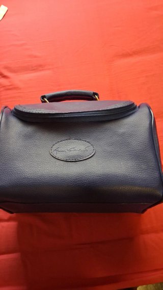 Neceser vintage azul