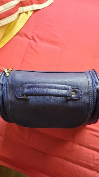 Neceser vintage azul