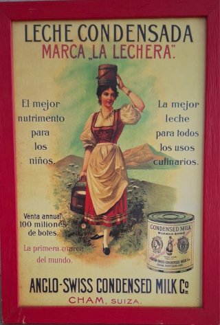 Cuadro La Lechera Leche Condensada